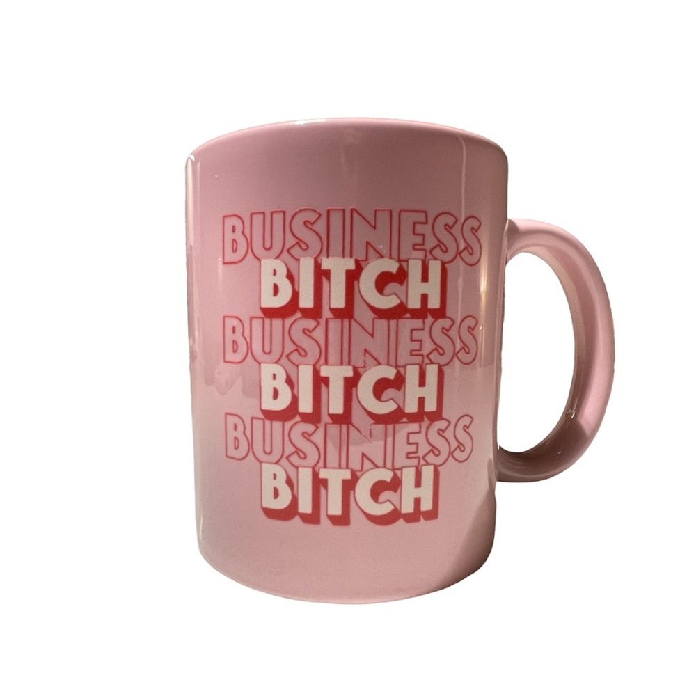 A Shop of Things Pink Business Bitch Coffee Mug